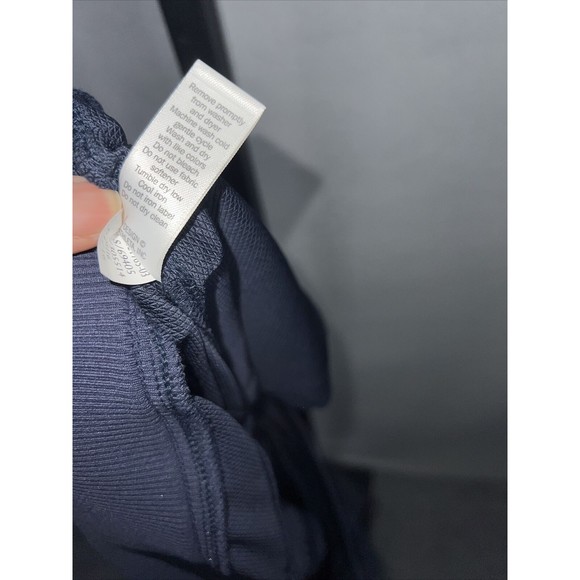 Athleta Pants Womens 12 Blue Midtown Athleisure Straight Leg Pockets Drawstring - Picture 7 of 12